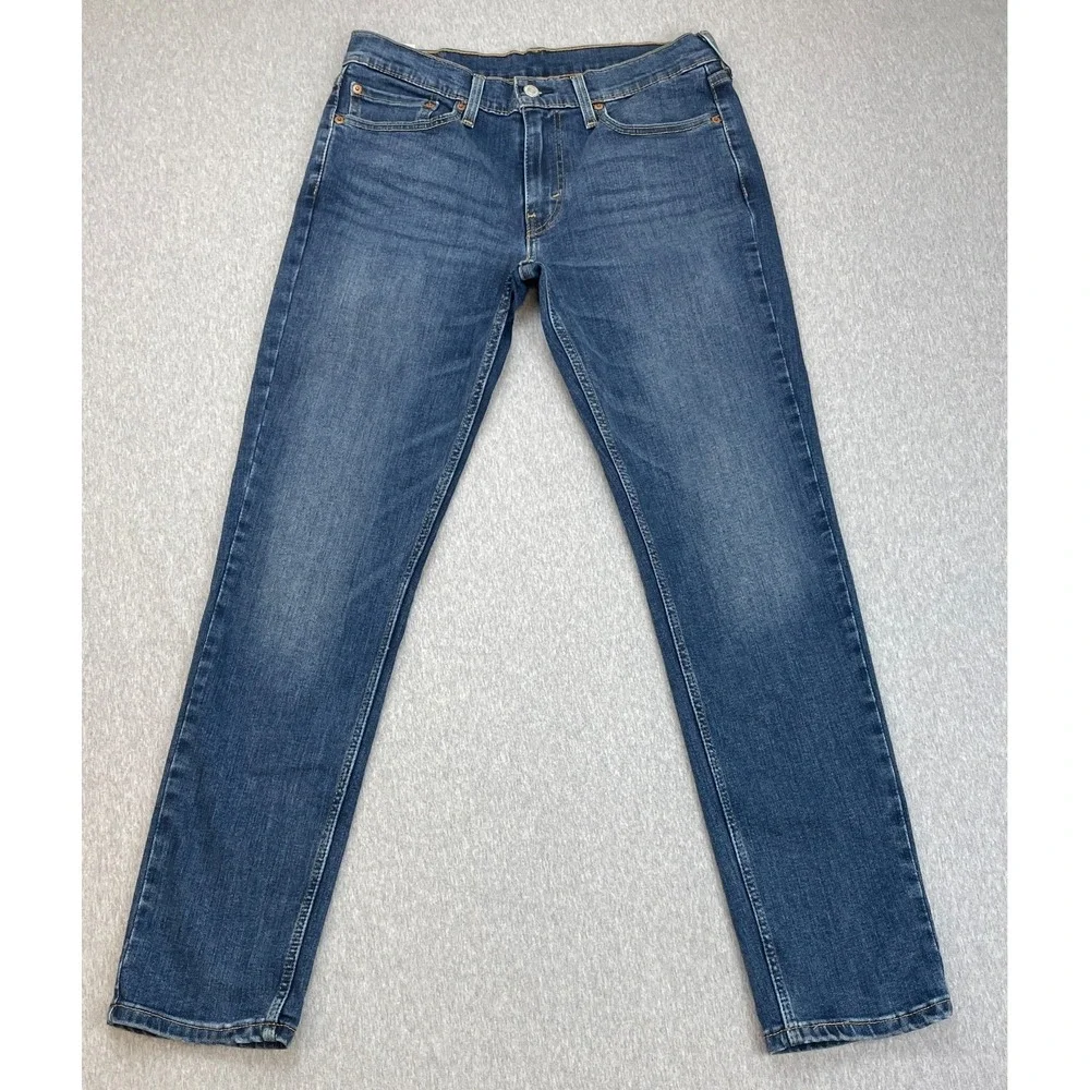 Levis 511 Jeans Mens 32 x 32 Blue Cotton Blend Stretch Regular Slim Fit